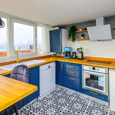 Vibrant Flat 500 M To Uskudar Ferry Station Apartment *